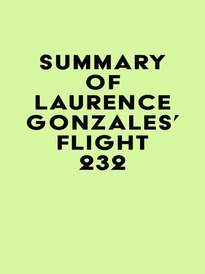 cover image of Summary of Laurence Gonzales's Flight 232